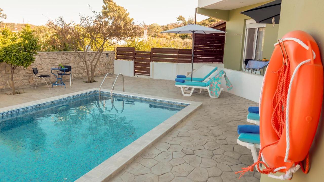 Greek Style Ground Floor Apartment & Pool Ialysos  Dış mekan fotoğraf